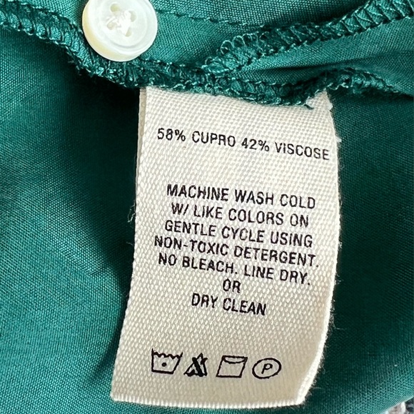 NWT Alex Mill Sleeveless Green Mia Top Medium - Picture 9 of 10